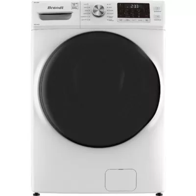 Lave-linge hublot BRANDT WFB218QW - 18 kg - Performant