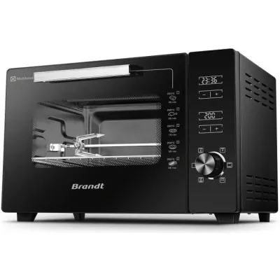 Mini four BRANDT FC406MHB - Compact et performant pour une cuisine efficace