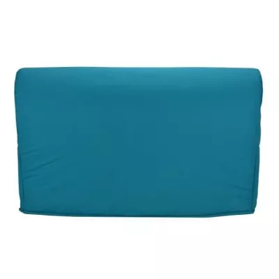 Joe Banquette BZ GEOMETRICO - Tissu turquoise - L 143 x P 101 x H 95 c