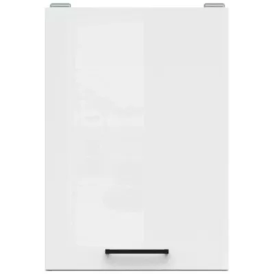 JUNONA Meuble haut 40 cm - 1 Porte - Blanc brillant