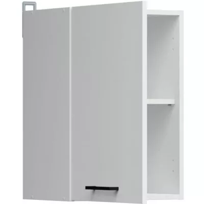 JUNONA Meuble haut 40 cm - 1 Porte - Blanc brillant