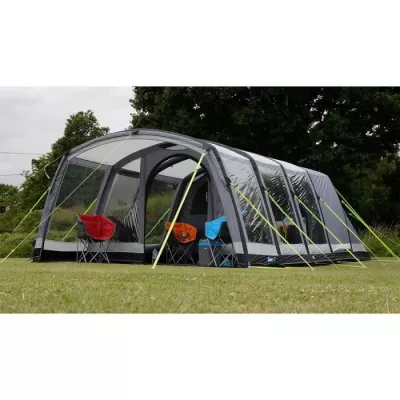 Inflatable campsite tent - KAMPA - Hayling 6 AIR - 6 places - Grey