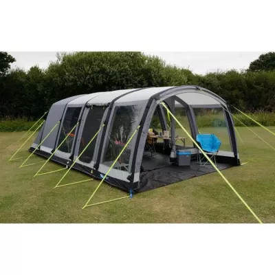 Inflatable campsite tent - KAMPA - Hayling 6 AIR - 6 places - Grey