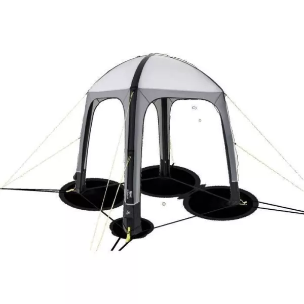 Inflatable shelter - KAMPA - AIR Shleter 200 - 2 x 2 m - Grey and black