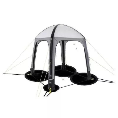 Inflatable shelter - KAMPA - AIR Shleter 200 - 2 x 2 m - Grey and black