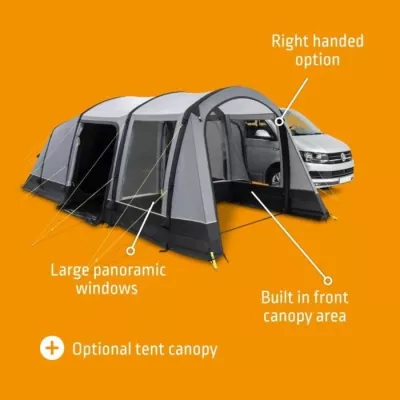 Independent awning for van - KAMPA - Touring Air TC HR - Polyc fabric