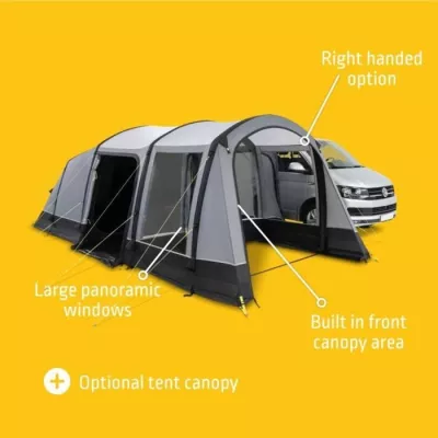 Awning for van - KAMPA - Touring Air RH - Large space, windows