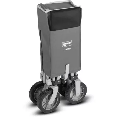 4 wheel trolley - KAMPA - Trucker Trolley - Foldable - Grey