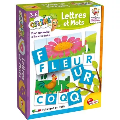 Lettres et Mots - Carotina - Apprendre a lire et a écrire simplement