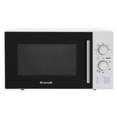 Micro-ondes monofonction BRANDT SM2602W - Blanc - 26 L - 5 niveaux de