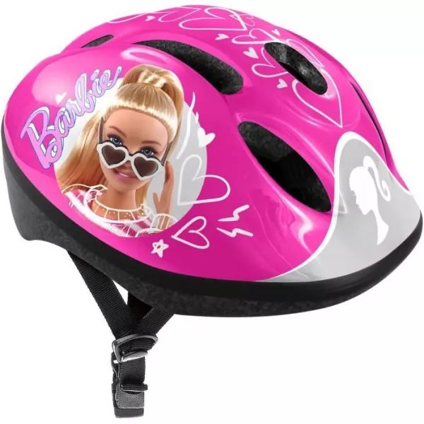 Casque de vélo STAMP - Barbie - Taille ajustable - Confortable - Rose