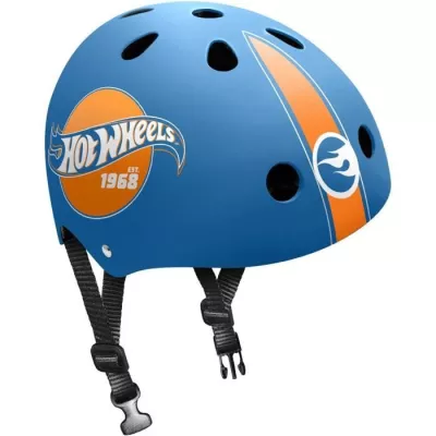 Casque Skate STAMP - Hot Wheels - Taille 53/57cm - Confortable et Ajus