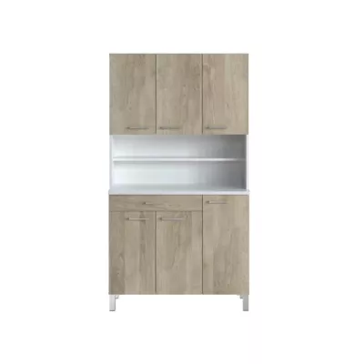 TACOMA Buffet de cuisine L 100 cm - décor chene