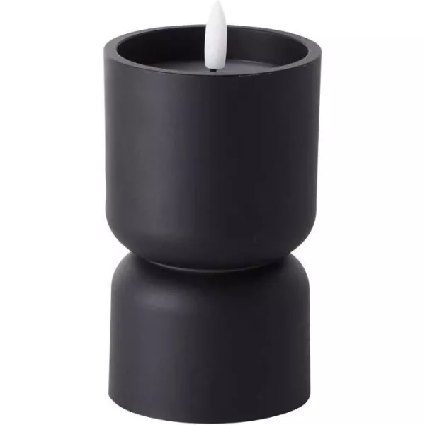 Lampe de table d'extérieur - BRILLIANT - LOVERE - Forme bougie - Plastique - 3 W - Noir