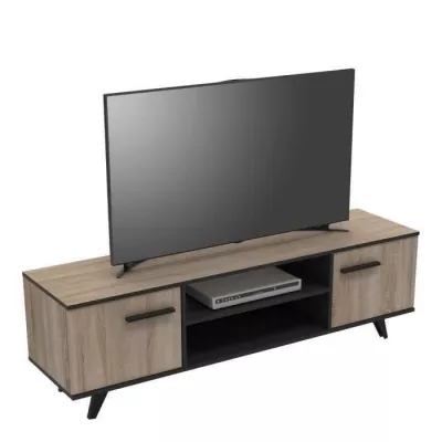 Ensemble meuble TV table basse buffet WAYNE - Mélaminé - Style scand