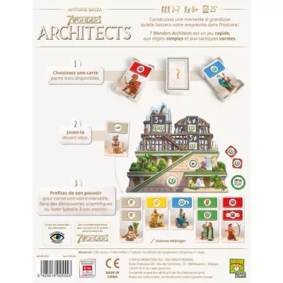 Règlez les fondations avec "7 Wonders : Architects" - Jeu de société divertissant