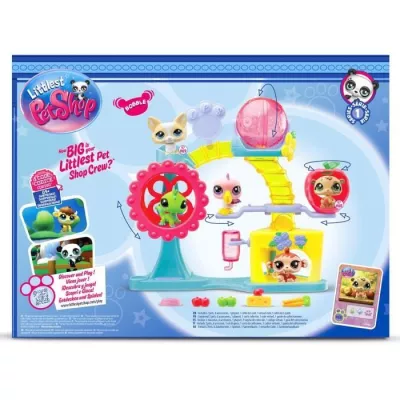 BANDAI Littlest Pet Shop Fun Factory Set - 2 Animals & Accessories