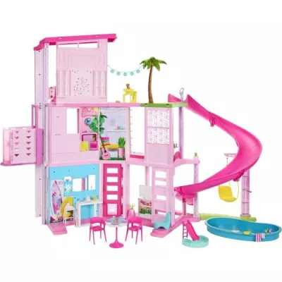 Ultimate Barbie Dream House with Pool and Slide - HMX10