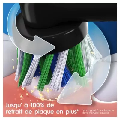 Brosse à Dents Électrique Noire Oral-B Vitality Pro - Performances exceptionnelles