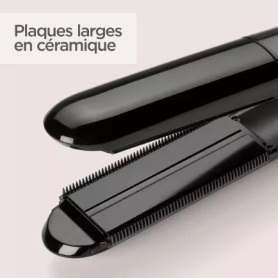 Lisseur vapeur Babyliss ST492E - Plaques larges 39mm - 5 températures