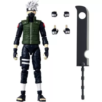 Anime Heroes Figurine: Bandai Naruto Shippuden Kakashi Hatake - 17 cm