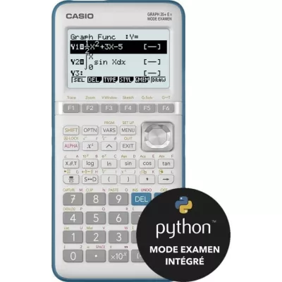 Calculatrice Graphique Casio Graph35+EII Python - Compacte et Performante