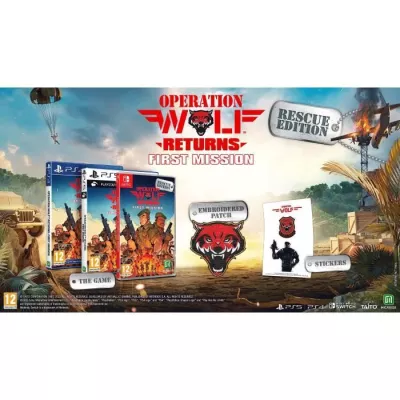 Intense Action Await in Operation Wolf Returns PS4 Game!