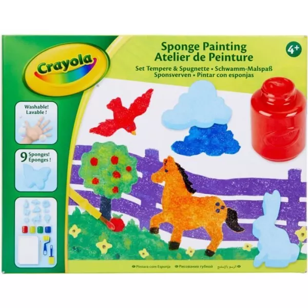 Creative - CRAYOLA - Painting workshop - Drawing and painting kit washable! Four years