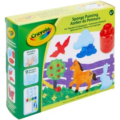 Créatif: Kit de Peinture Lavable CRAYOLA - Pour les 4 ans