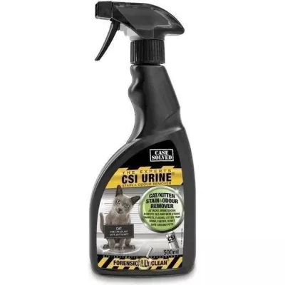 CSI URINE Spray 500ml - Pour chat et chaton | Élimine les odeurs