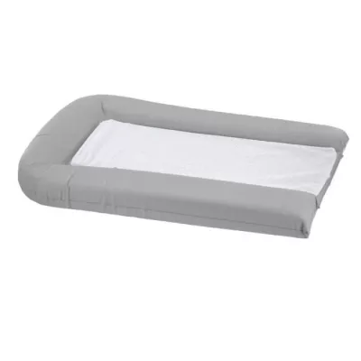 Matelas à langer Gris Perle avec éponges amovibles - 42 x 70 cm