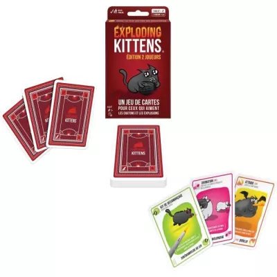 Découvrez Exploding Kittens 2 Joueurs - Un jeu de société explosif !