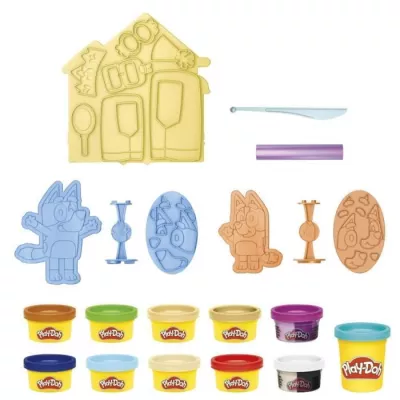 Coffret Play-Doh Bluey se déguise - 11 pots de pâte à modeler