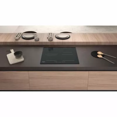 Table de cuisson induction HOTPOINT - Puissance 7200 W - L60 cm - Revêtement verre noir