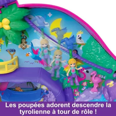 Polly Pocket-La Famille des Laisseux-Coffret 2 in 1, toy travel HRD40