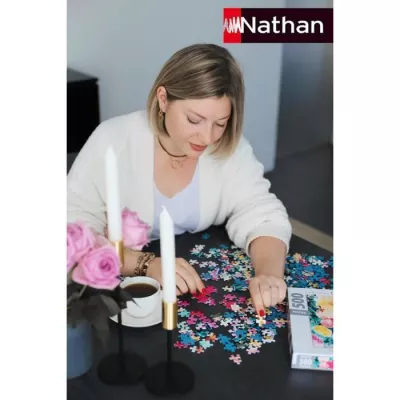 Nathan-Puzzle 500 pieces-Affiche de la Corse/Louis l'Affiche-Adultes et enfants des 10 ans-Puzzle de qualité supérieure-120009