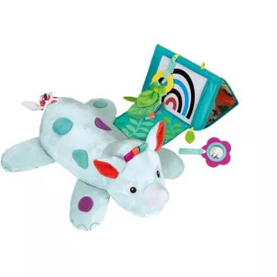 Ravensburger -PLAY + - Activity cushion 3in1 rhinceros - Des la naissance - French version - 34010