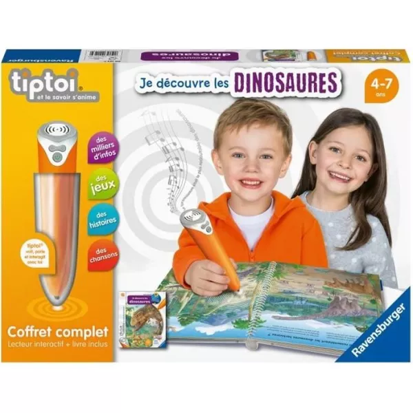 Coffret complet tiptoi Ravensburger Je découvre les dinosaures