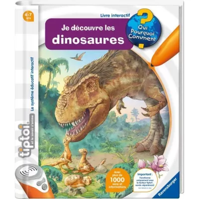 Coffret complet tiptoi Ravensburger Je découvre les dinosaures