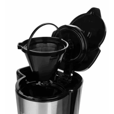 RUSSELL HOBBS 24210-56 Cafetiere Filtre 625ml Compact Home, Café Rapide en 7mn, Cuillere Dosette, Maintien au Chaud - Inox Bros