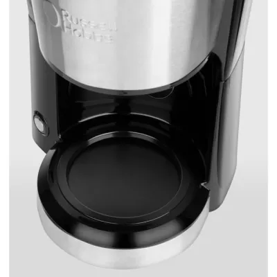 RUSSELL HOBBS 24210-56 Cafetiere Filtre 625ml Compact Home, Café Rapide en 7mn, Cuillere Dosette, Maintien au Chaud - Inox Bros