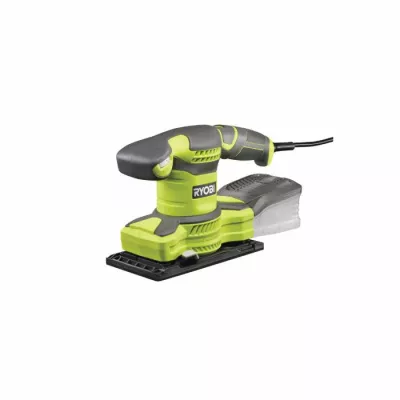 RYOBI - Ponceuse vibrante 1/3 de feuille 280 W - 7 000-13 000 osc/min - Livrée en sac de transport avec 30 abrasifs - RSS280-SA