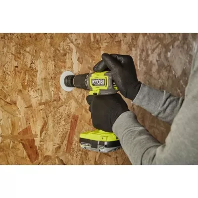 RYOBI - Perceuse-visseuse a percussion BRUSHLESS 18V ONE+ 54 Nm - 2 batteries 4 & 2 Ah, chargeur & sac de transport - RPD18BL1-2