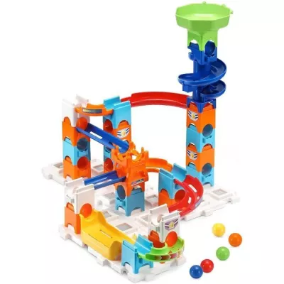 VTECH Marble Rush Ball Circuit - Adventure Set S100 - 61 pieces and 5 MarbleBilles included