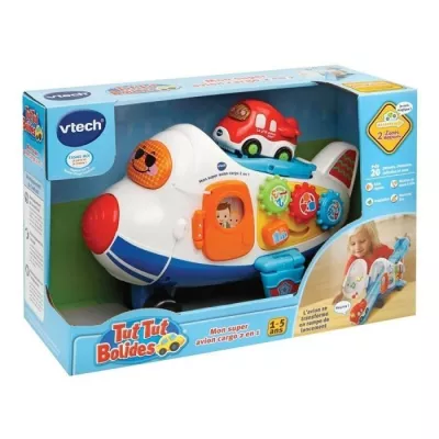 Avion Cargo 2 en 1 Tut Tut Bolides de VTECH pour enfants des 12 mois