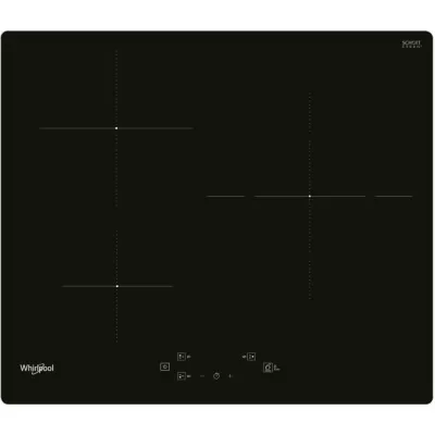 Whirlpool WSQ1160NE table de cuisson induction - 3 foyers - 7200W - L 5,4 cm x P51 cm - verre - noire