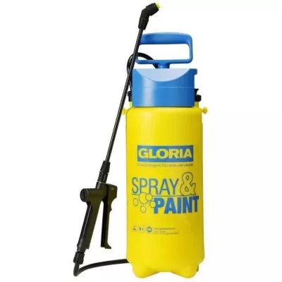 Pulvérisateur a main Gloria Spray&Paint 5L - 3 bars - Soupape et buse a jet plat - Joints Viton