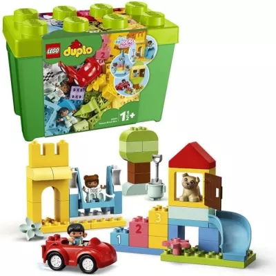 LEGO 10914 DUPLO The deluxe brick box, Building Game with Storage, Educational Toy for 1 and a half year old babies