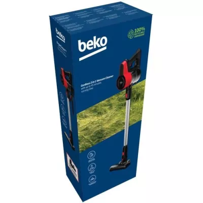 Aspirateur balai BEKO VRT50121VR - 25 AirWatts - 2 vitesses - Rouge