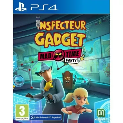 Inspecteur Gadget Mad Time Party - Jeu PS4: Amusement garanti